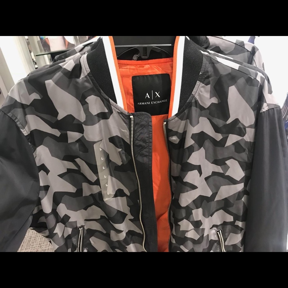 2pcs Armani exchange camo jacket